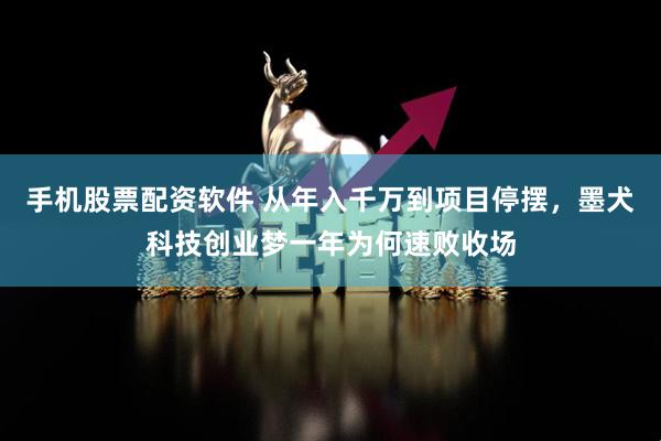 手机股票配资软件 从年入千万到项目停摆，墨犬科技创业梦一年为何速败收场