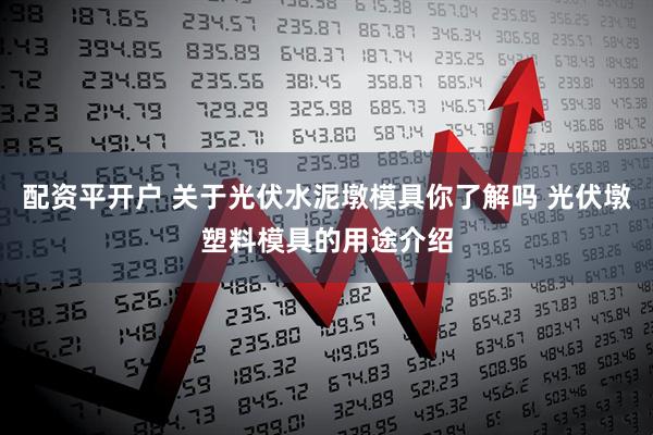 配资平开户 关于光伏水泥墩模具你了解吗 光伏墩塑料模具的用途介绍
