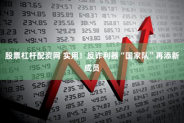 股票杠杆配资网 实用！反诈利器“国家队”再添新成员